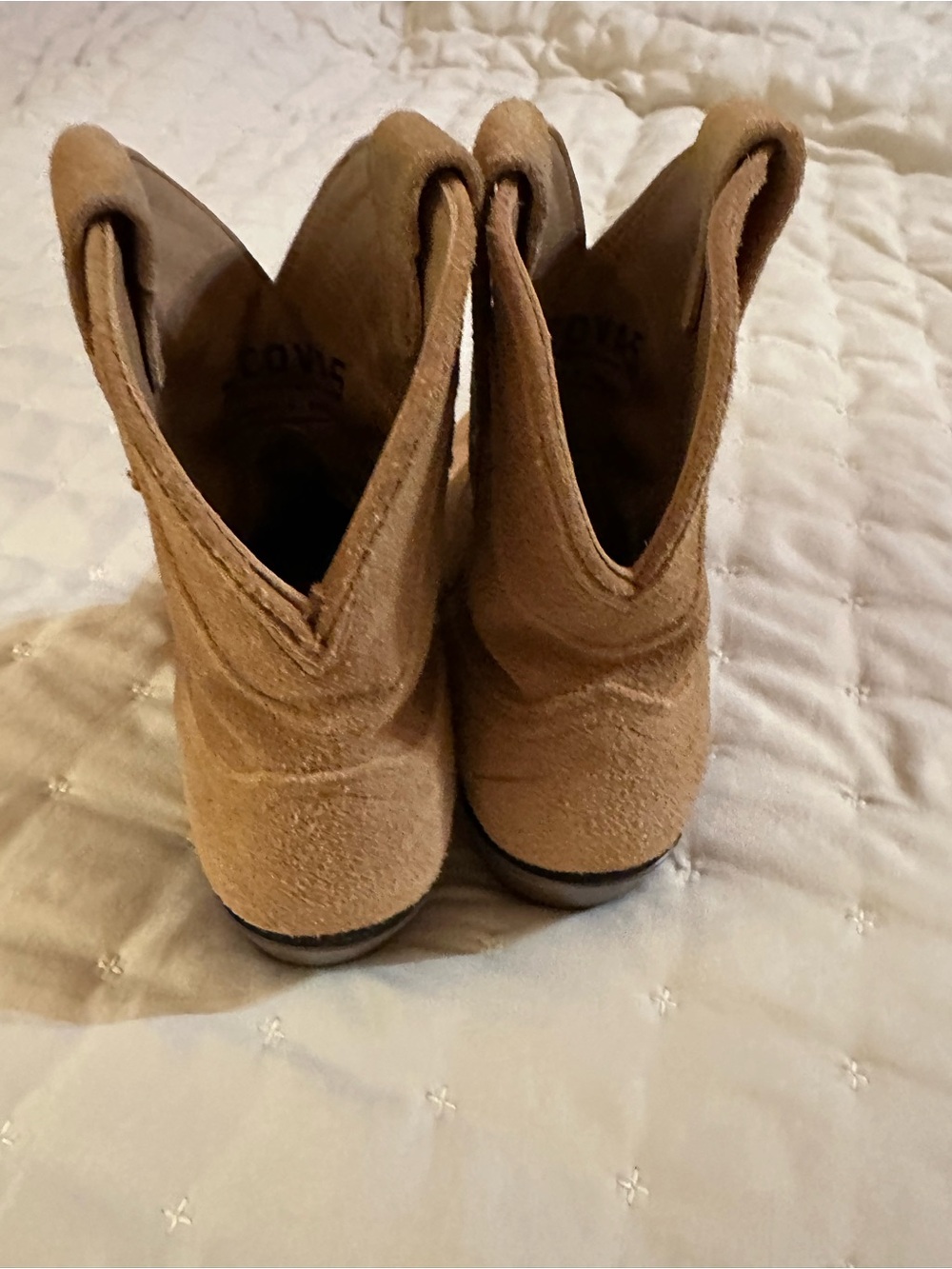 Tecovas Suede Western Ankle Boots - Picture 3 of 5
